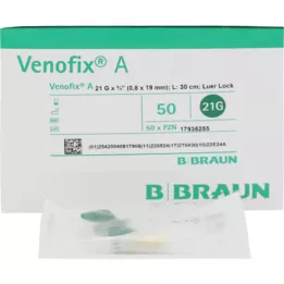 VENOFIX A Venapunctieband 21 G 0,8x19mm 30cm groen, 1 st