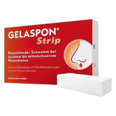 GELASPON Strip 1x1x4 cm gelatine spons, 4 stuks GELASPON Strip 1x1x4 cm gelatine spons, 4 stuks