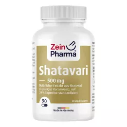 SHATAVARI Extract 20 % 500 mg Capsules, 90 stuks