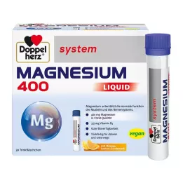 DOPPELHERZ Magnesium 400 Vloeibaar systeem Trinkamp., 30 st