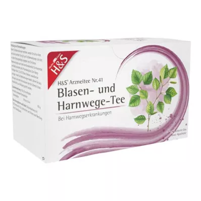 H&amp;S Blaas en urinewegen thee filterzakje, 20X2 g