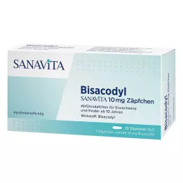 BISACODYL SANAVITA Zetpil van 10 mg, 10 stuks