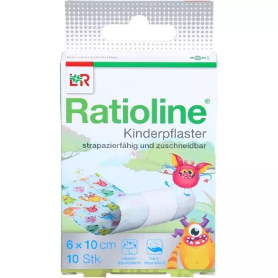 RATIOLINE Kindergips, snijdbaar 6 cmx1 m, 10 st