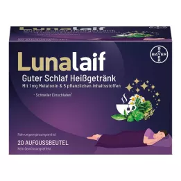 LUNALAIF Zakje Warme Drank voor Goed Slapen, 20 stuks