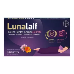 LUNALAIF Good Sleep Combi Depot Tabletten, 15 stuks