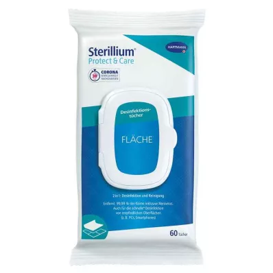 STERILLIUM Protect &amp; Care oppervlaktedesinfectiedoekjes, 60 stuks