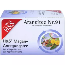 H&amp;S Maagstimulerende Thee Filterzakje, 20X2.0 g