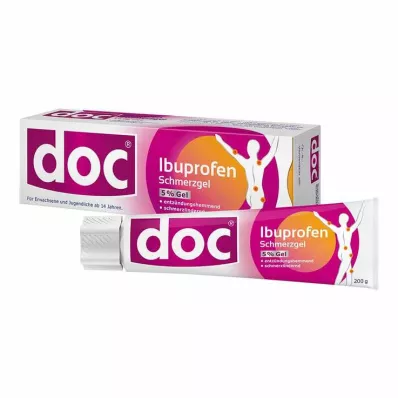 DOC IBUPROFEN Pijngel 5%, 200 g DOC IBUPROFEN Pijngel 5%, 200 g