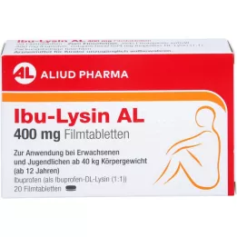 IBU-LYSIN AL 400 mg filmomhulde tabletten, 20 st