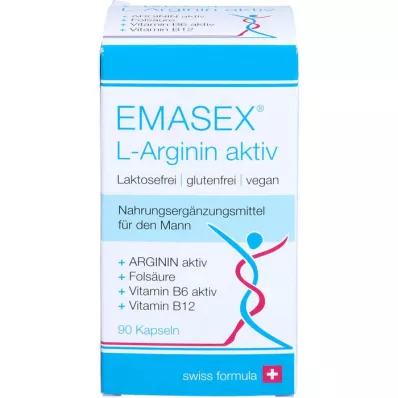 EMASEX L-Arginine actieve capsules, 90 capsules