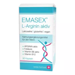 EMASEX L-Arginine actieve capsules, 90 capsules