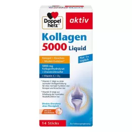 DOPPELHERZ Collageen 5000 Vloeibare Sticks, 14X10 ml