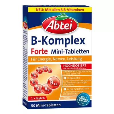 ABTEI Vitamine B complex forte tabletten, 50 stuks