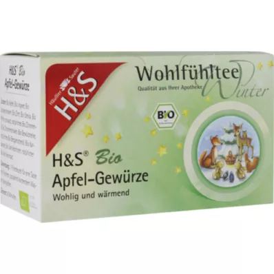 H&amp;S Winterthee Biologische Appel Kruiden Filterzakje, 20X2.0 g