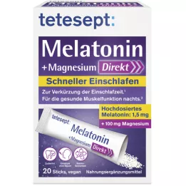 TETESEPT Melatonine+Magnesium Direct Sticks, 20 stuks