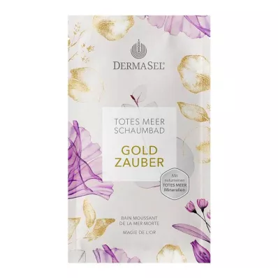 DERMASEL Dode Zee-schuimbad Gold Magic, 40 ml