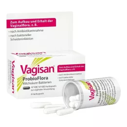 VAGISAN ProbioFlora Melkzuur Bacteriën Vaginale Capsules, 8 stuks