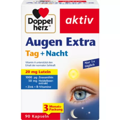 DOPPELHERZ Eyes Extra Dag+Nacht Capsules, 90 Capsules