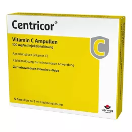 CENTRICOR Vitamine C Ampullen 100 mg/ml Inj. oplossing, 5X5 ml