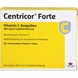 CENTRICOR Forte Vitamine C Amp. 200 mg/ml Inj. oplossing, 5X5 ml