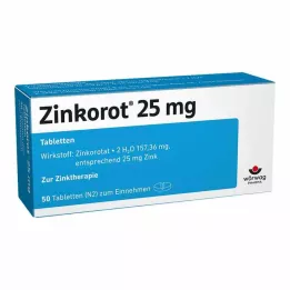 ZINKOROT 25 mg tabletten, 50 stuks