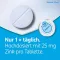 Zinkorot 25 mg hooggedoseerde zinktabletten, 100 stuks