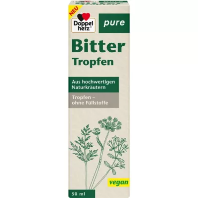 DOPPELHERZ Bittere druppels puur, 50 ml