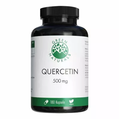GREEN NATURALS Quercetine 500 mg capsules met hoge dosering, 180 stuks GREEN NATURALS Quercetine 500 mg capsules met hoge dosering, 180 stuks