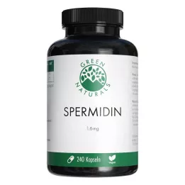 GREEN NATURALS Spermidine 1,6 mg veganistische capsules, 240 st