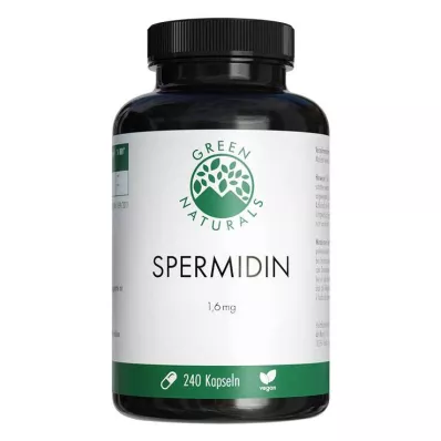 Green Naturals Spermidine 1,6 mg veganistische capsules, 240 stuks Green Naturals Spermidine 1,6 mg veganistische capsules, 240 stuks