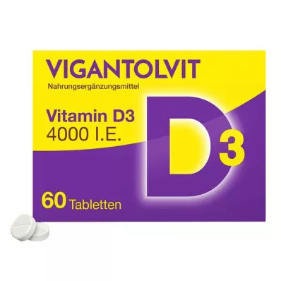 VIGANTOLVIT 4000 I.U. vitamine D3 tabletten, 60 stuks VIGANTOLVIT 4000 I.U. vitamine D3 tabletten, 60 stuks