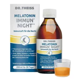 DR.THEISS Melatonine Immuun Nacht Sap, 200 ml