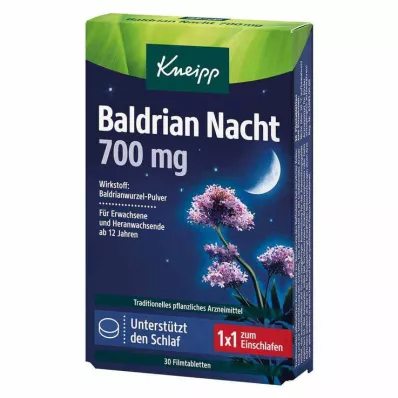 KNEIPP Valeriaannacht 700 mg Filmomhulde Tabletten, 30 Capsules KNEIPP Valeriaannacht 700 mg Filmomhulde Tabletten, 30 Capsules