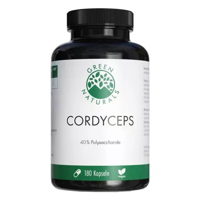 GREEN NATURALS Cordyceps sinensis capsules, 180 stuks GREEN NATURALS Cordyceps sinensis capsules, 180 stuks