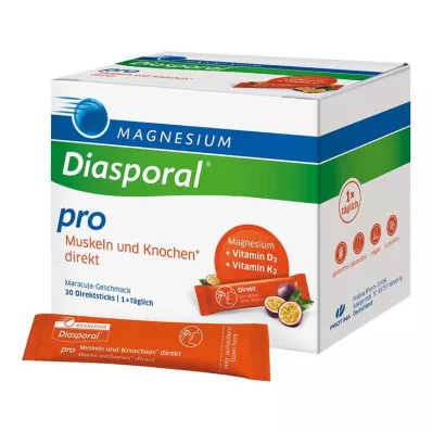 MAGNESIUM DIASPORAL per D3+K2 Spieren+Botten dir., 30 st