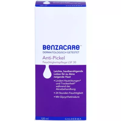 BENZACARE Anti-Puistjes Moisturiser SPF 30, 120 ml