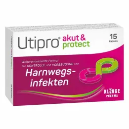 UTIPRO acute &amp; harde capsules beschermen, 15 stuks