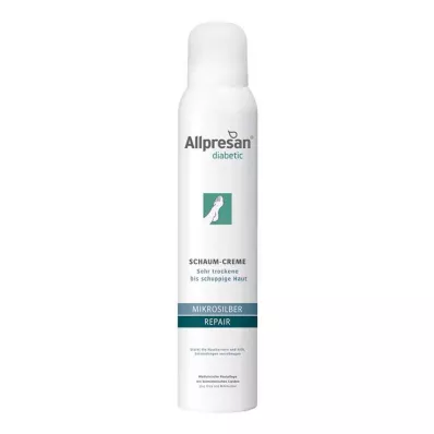 Allpresan diabetisch microzilver + reparatieschuimcrème, 200 ml Allpresan diabetisch microzilver + reparatieschuimcrème, 200 ml