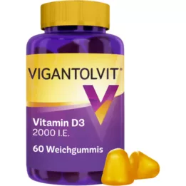 VIGANTOLVIT 2000 I.U. vitamine D3 zacht tandvlees, 60 stuks