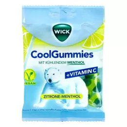 WICK CoolGummies Citroen Menthol, 90 g