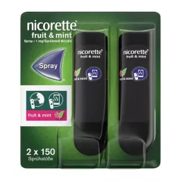NICORETTE Fruit & Mint Spray 1 mg/spray NFC, 2 stuks