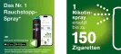 Instructions for use for nicorette Mint Spray met 1 mg nicotine per spray, 2 stuks - 4