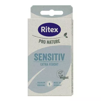 Ritex Pro Nature Sensitive vegan condooms, 8 stuks