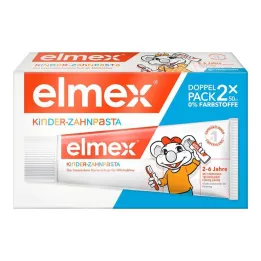 ELMEX Kindertandpasta 2-6 jaar Duo Pack, 2X50 ml
