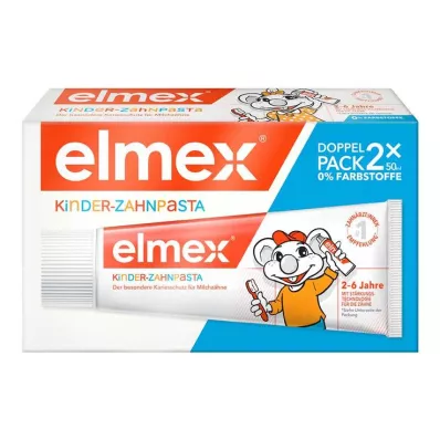 ELMEX Kindertandpasta 2-6 jaar Duo Pack, 2X50 ml ELMEX Kindertandpasta 2-6 jaar Duo Pack, 2X50 ml