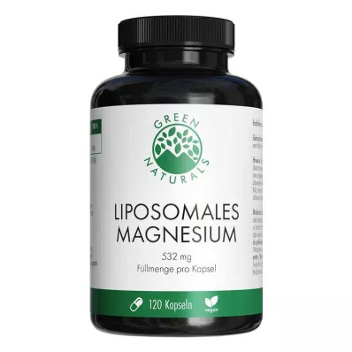 GREEN NATURALS Magnesiumcitraat liposomaal veg.caps, 120 st GREEN NATURALS Magnesiumcitraat liposomaal veg.caps, 120 st