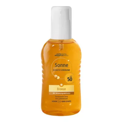 Zonbescherming &amp; tan pompspray brons LSF 50, 200 ml