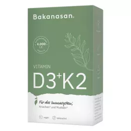 BAKANASAN Vitamine D3+K2 Capsules, 60 Capsules