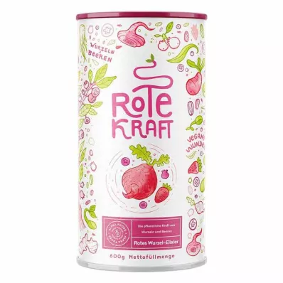 ROTE KRAFT Kurkuma+Maca+Acai-+Proteïne veganistisch poeder, 600 g