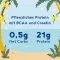 VEGAN MUSCLE Eiwit Vanille Eiwit+Creatine Poeder, 600 g